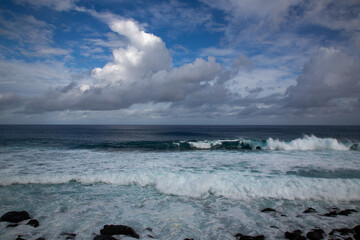奄美大島の秋の海。