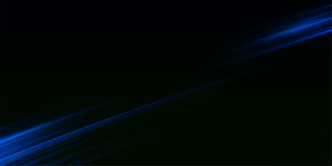 Abstract blue background with glowing motion lines and energy rays