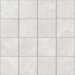 Light gray square tiles with subtle texture and grid pattern