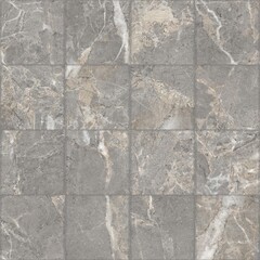 Gray marble tile pattern with natural veining and earthy tones