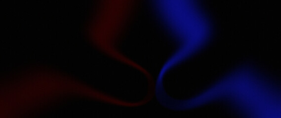 Dynamic red and blue abstract light streaks swirl in darkness creating energy and motion