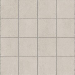 Grid of light gray square tiles with subtle texture and uniform spacing