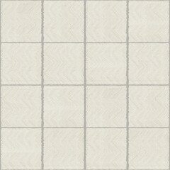 Grid pattern of light beige tiles with subtle texture and uniform grout lines