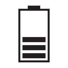 battery icon vector design symbol.
