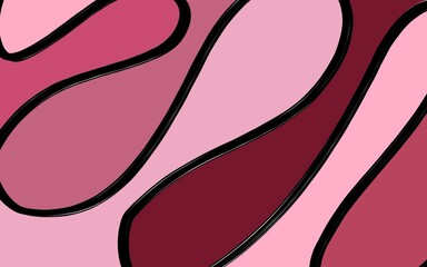 Wave pink romance background abstract 