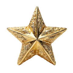 Gold star ornament png decoration png festive png holiday png shiny png bauble png hanging png Christmas png decor png luxury png transparent background image