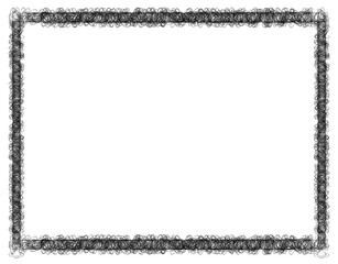 Modern Grunge Frame Designs with Geometric Accents