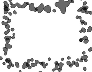 Modern Grunge Frame Designs with Geometric Accents