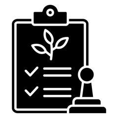 Regulatory Environment Glyph Icon