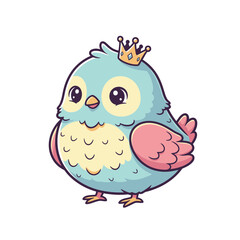 Cute Cartoon BirdIllustration