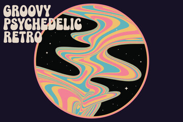 Pastel Psychedelic Marble Background – Abstract Fluid Groovy Pattern