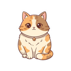 Cute Cartoon Cat Illustration