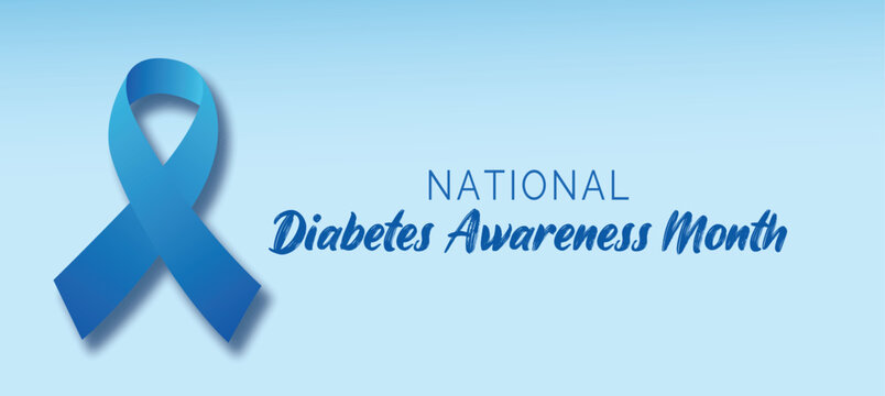 Diabetes awareness month is observed every year in november. banner, greeting card, poster with background - Powered by Adobe