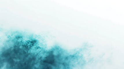 Abstract Teal Blue Watercolor Wash Background Fluid Ink Texture Art Design Pattern.