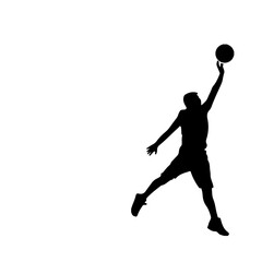 basketball player silhouette