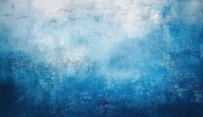 Obraz premium A textured abstract background featuring shades of blue and white, resembling water or sky, creating a serene and calming atmosphere.
