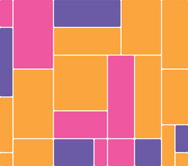 Trendy Geometric Bento Grid Template Set: Modern Color Block Layout Collection for UI/UX Design, Social Media, and Digital Graphics