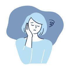 困っている女性