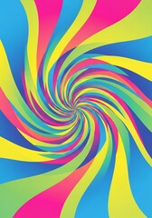 Vibrant swirl of colorful, converging lines creating an artistic effect