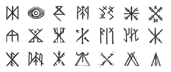 Runes and Magical Sigils: A Collection of Ancient Symbols and Their Meanings