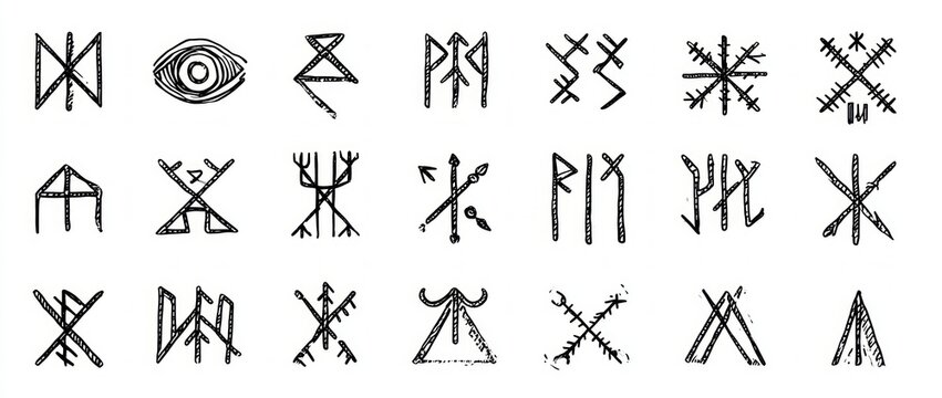 Runes and Magical Sigils: A Collection of Ancient Symbols and Their Meanings - Powered by Adobe