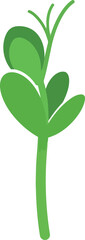 Vibrant green sprout symbolizing growth freshness and new beginnings plant life