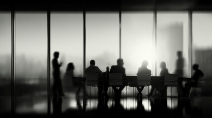 Fototapeta premium Business and finance concepts including meetings, partnerships, offices, graphs, and financial growth