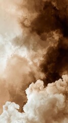 Abstract Cloudscape Moody Sepia Tones for Design Projects