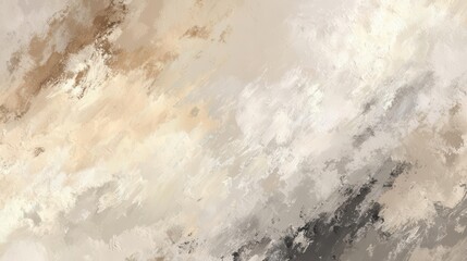 Abstract Earth Tone Brushstrokes Neutral Paint Texture for Design