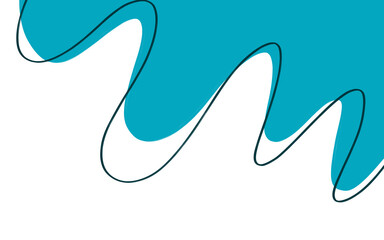 Blue wave water sea theme background Abstract shapes