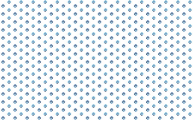 Geometric abstract seamless pattern with stencil marquise shape in blue on white background. Vector illustration, for masculine shirt lady dress cloth cover decoration textile wallpaper all over