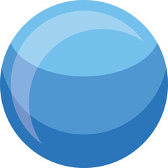 A Single Blue Sphere With Translucent Overlays And Highlights On A Transparent Background Representing Future Technology And Innovation