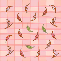 Pink gingham background. Blush Pink Gingham Seamless Pattern Bundle. Minimalist Plaid Check Fabric Background Vector. Soft Pastel Checkered Textile Design. Elegant Light Pink Rustic Style Pattern.