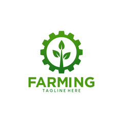 Green Farming Gear Sprout Logo