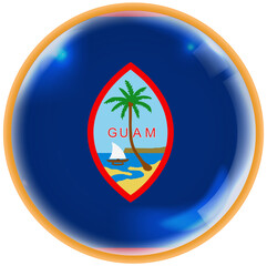 guam flag icon button