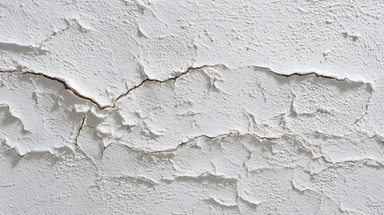 Fototapeta premium Discover the weathered beauty of cracked plaster texture, showcasing intricate patterns and depth for artistic backgrounds and design projects.