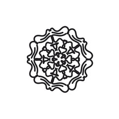 ornamental round ornament mandala element
