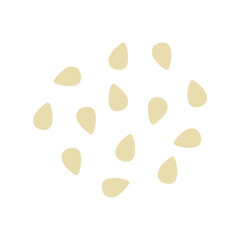 sesame seeds vector illustration