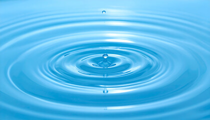 Minimalist background of blue water ripples.
