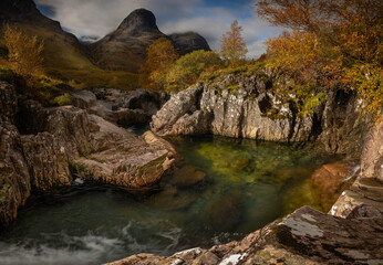 Autumn in Glencoe, Highlands, Scotland.