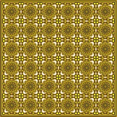 3d golden seamless texture, pattern, Elegant 3D golden mandala ornament intricate flower patterns and metallic texture, perfect for backgrounds, jewelry inspiration, digital art, or luxury branding.