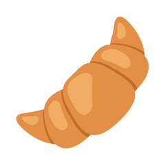Croissant isolated vector. Croissant on PNG.