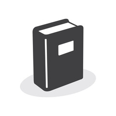 Books icon isolated flat style design