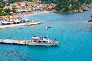 Parga an der griechischen Westk&uuml;ste (Epirus) am Ionischen Meer