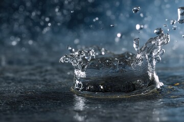 Water splashing