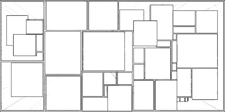 Dynamic comic page layout with overlapping manga panels for creative design