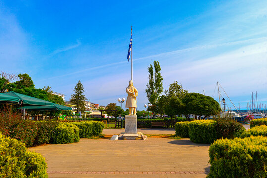 Statue von Odysseas Androutsos in Preveza, Griechenland