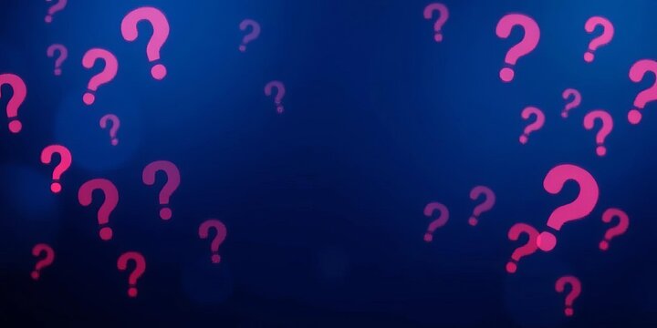 Abstract background of question marks on dark blue, question mark, question mark background