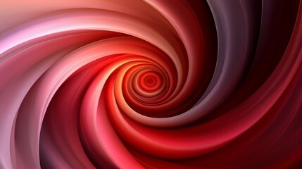Mesmerizing Swirling Crimson Vortex A Modern Art Design Featuring Elegant Red Fluid Dynamics