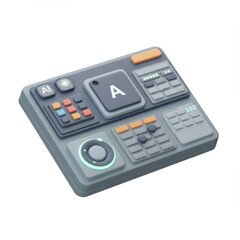 Control Panel Illustration for Modern Technology Concepts and Design